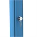 Starmatrix RIOXXL 40 litros de duche de polietileno curvo com aquecimento solar, Cinza Azul