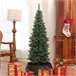 Árvore de Natal Plástico e Aço HOMCOM, casa - natal Verde