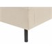 Beliani Cama com estrado Bouclé VILLETTE 205x222 Bege