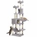 Arranhador para Gatos Aglomerado e Sisal PawHut Cinza