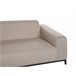 Beliani Conjunto lounge Poliéster ROVIGO Areia
