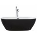 Beliani Bañera independiente NEVIS 75x160 Preto