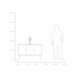 Beliani Candeeiro de mesa COOKS Natural/ Branco