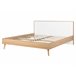 Beliani Cama com estrado MDF SERRIS 168x215 Castanho