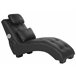 Beliani Chaise-longue Veludo SIMORRE Azul