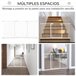 Barreira de Segurança Extensível Metal e Plástico PawHut Branco