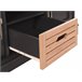 Beliani Mesa de TV GARET 120 Cinza Escuro