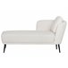 Beliani Chaise longue Bouclé ARTHEZE Castanho Claro