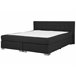 Beliani Cama continental Poliéster ADMIRAL 190x210 Preto