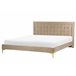 Beliani Cama Veludo LIMOUX 167x213 Cinza Escuro