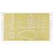 Beliani Entrelaçado YAVU 80x150 Amarelo
