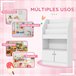 Estante para Brinquedos MDF ZONEKIZ Branco