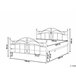 Beliani Cama com estrado Metal ANTLIA 148x209 Branco