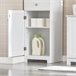Armário de coluna para casa de banho BZR17-W SoBuy Branco