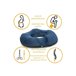 Almofada Donut para o Cóccix Azul