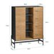 Aparador buffet para sala de estar SoBuy PT Preto