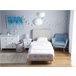 Beliani Cama com estrado Poliéster RENNES 101x220 Bege