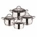 Trem de cozinha GOURMET da marca BERGNER 8 peças Cinza
