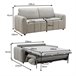Sofá cama 3 lugares KUKY Sofá cama 3 lugares KUKY Cinza