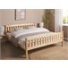Beliani Cama com estrado Pinho GIVERNY 189x208 Branco