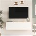 Suporte para TV de parede Lapinlahti aglomerado [en.casa] 100 Branco