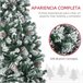 Árvore de Natal HOMCOM 830-751V01GN Verde