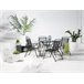 Beliani Mesa de jardim LIVO 80x80 Preto