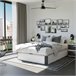 Sommier rebatível Luxo Max 3D 135x190 Branco/cinza