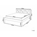 Beliani Cama com estrado Pinho TANNAY 169x208 Branco