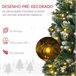 Árvore de Natal PVC e Aço HOMCOM, casa - natal Verde