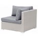 Beliani Conjunto lounge SANO Cinza Claro