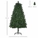 Árvore de Natal PVC, Aço HOMCOM, casa - natal Verde