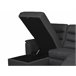 Chaise loungue relax elétrico FAMILY Antracite