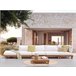 Beliani Conjunto lounge SANZA Branco