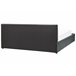 Beliani Cama com armazenamento Veludo BOUSSE 191x219 Bege