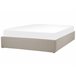 Beliani Cama com estrado Poliéster DINAN 167x214 Bege