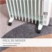 Aquecedor a Óleo HOMCOM 820-275V90 Branco