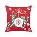 Beliani Almofada decorativa GINGERBREAD Vermelho