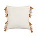 Beliani Almofada decorativa LABLAB Bege
