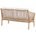 Beliani Conjunto lounge Madeira de bambu MAGGIORE Castanho