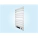 Radiador de toalheiro de alumínio de 2000 W com aquecedor de cerâmica Branco