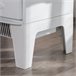 Lareira Elétrica Aço, ABS, Vidro Temperado HOMCOM Branco
