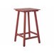 Beliani Mesa de bar ADIRONDACK 59x59 Vermelho