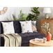 Beliani Almofada decorativa GOLDENROD 45x45 Branco