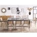Beliani Conjunto de comedor GROSSETO Cinza