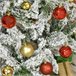 Árvore de Natal Artificial PVC e Aço HOMCOM, casa - natal Verde