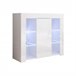 Aparador Sala de estar e jantar 1 porta LED Lilian Aparador Sala de estar e jantar 1 porta LED Lilian Branco