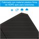 Base Chapéu de Sol HDPE Outsunny 100x100 Preto