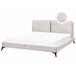 Beliani Cama com estrado Bombazine MELLE 195x240 Bege