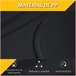 Base para Chapéu de Sol com 4 Peças PP Outsunny 89x89 Preto